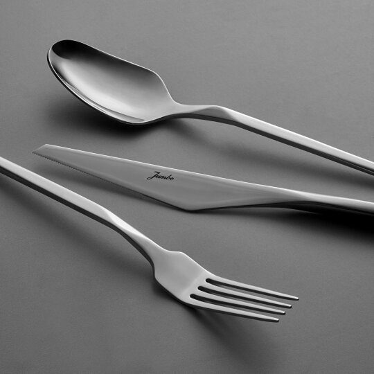 Jumbo 5100 Quartz 84 Parça 12 Kişilik Çatal Kaşık Bıçak Seti - 3