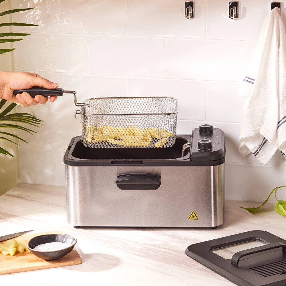 Karaca Inox Yağ Filtreli Zamanlayıcılı Fritöz XL 3,2L - 6
