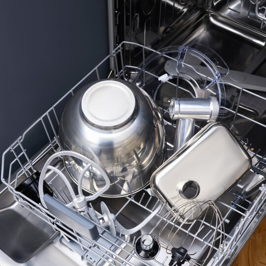 Karaca Multichef Ultra Inox Kıyma Çekme/Sucuk-Sosis/İçli Köfte Aparatlı Hamur Yoğurma Makinesi 2000W 8L - 7