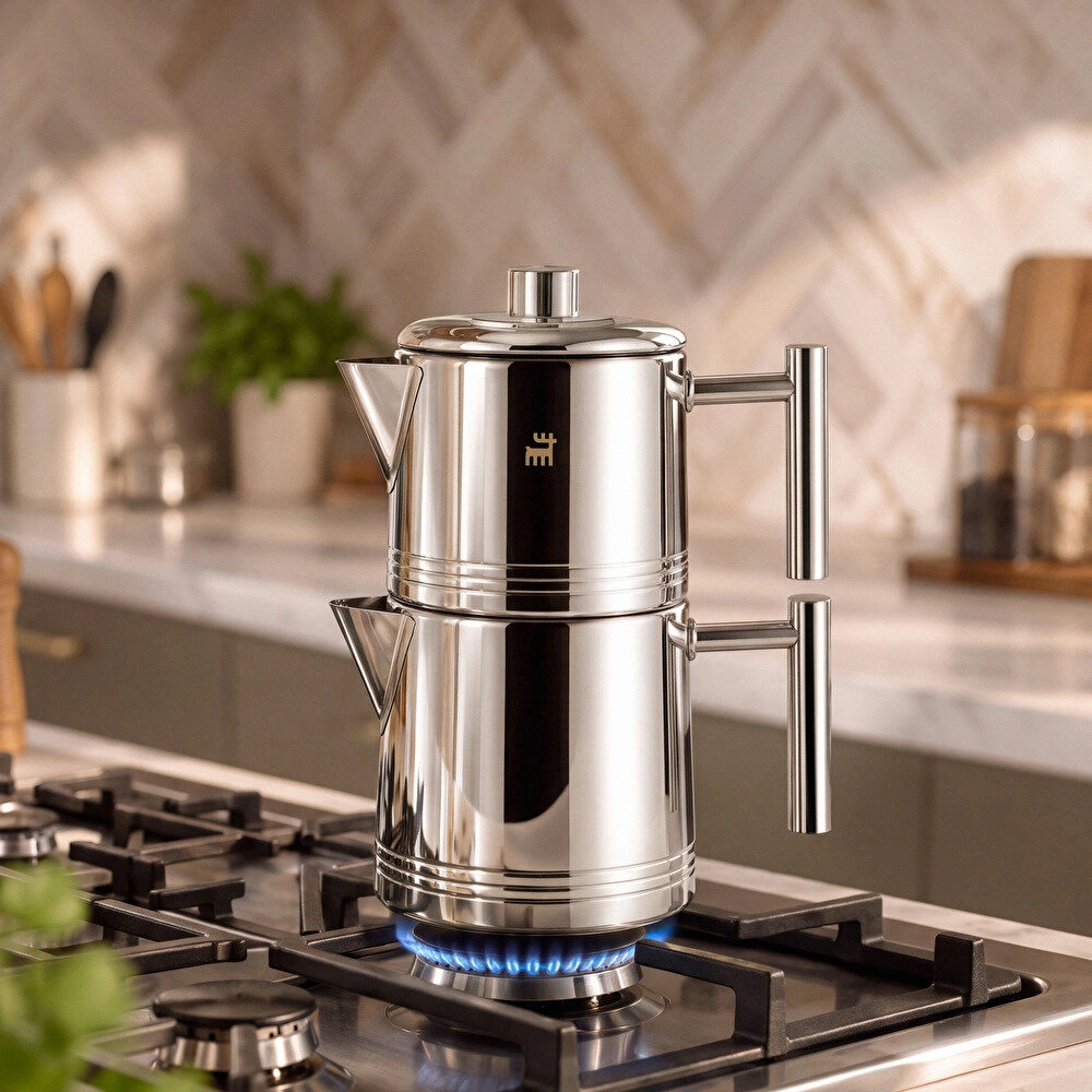 Karaca Powersteel 316+ Imperium Midi Çaydanlık Takımı 1,1L & 1,6L - 1