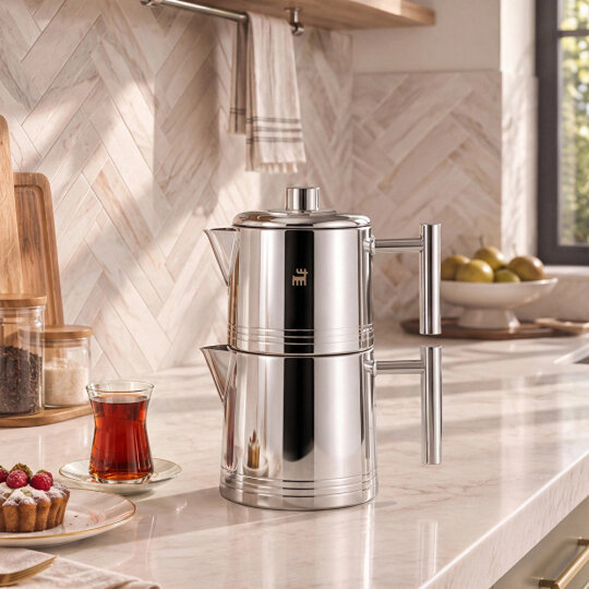 Karaca Powersteel 316+ Imperium Midi Çaydanlık Takımı 1,1L & 1,6L - 2
