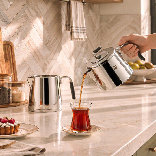 Karaca Powersteel 316+ Splender Midi Çaydanlık Takımı 1,1L & 2L - 3
