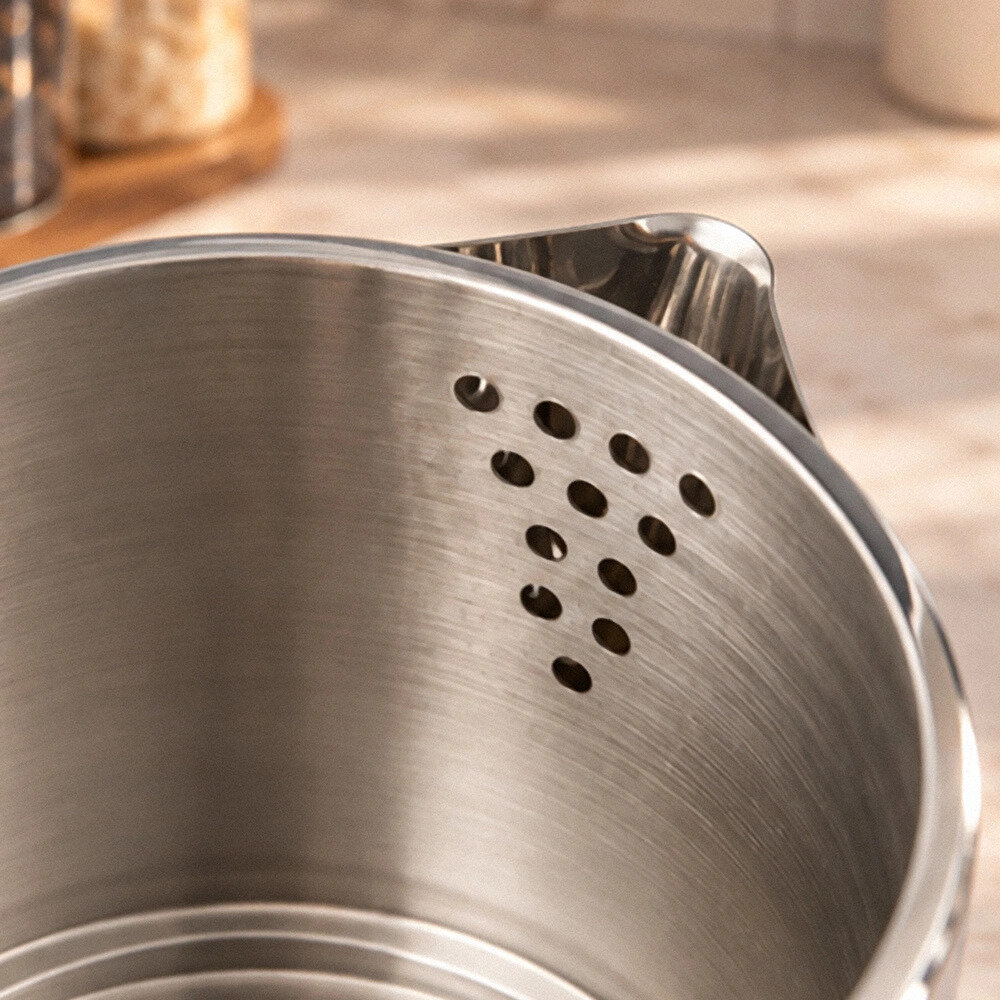 Karaca Powersteel 316+ Splender Midi Çaydanlık Takımı 1,1L & 2L - 7