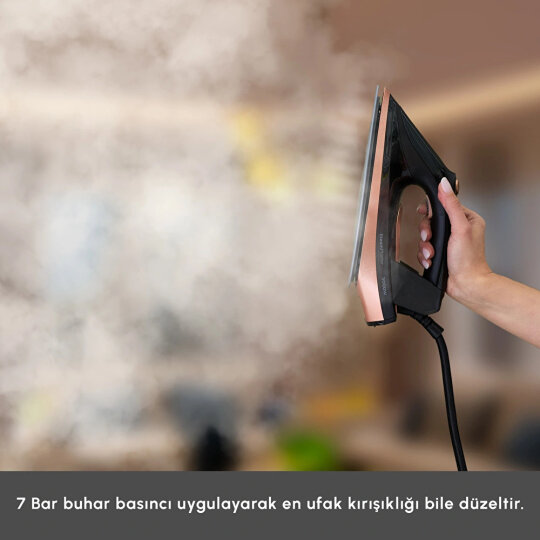Karaca Vantuz Steammaster Buhar Kazanlı Ütü Black Rose - 3