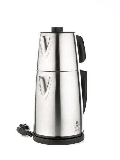 King KCM334 Tealuxe Çelik Çay Makinesi - 6