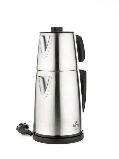 King KCM334 Tealuxe Çelik Çay Makinesi - 6