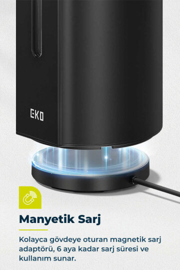 Primanova Sensörlü Su Geçirmez Temassız Sıvı Sabunluk - Siyah - 5